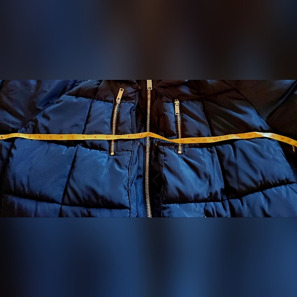 HFX Dark Blue Puffer Jacket with Hood - Picture 10 of 10